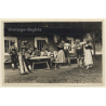 Finkenberg / Zillertal: Die Grünberger Musikkapelle / Traditional Costumes - Harp (Vintage RPPC 1929)