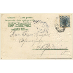 Herzlichen Glückwunsch Zum Namenstage / Harp (Vintage PC 1905)