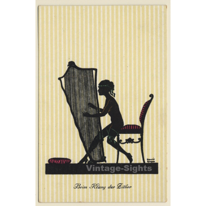 Beim Klang Der Zither / Harp (Vintage Silhouette PC)
