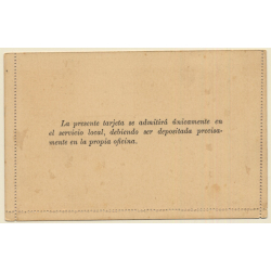 Guatemala: Tarjeta Cartas Expresas / Servicio Local (Vintage Postal Stationery PC 1890s)