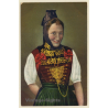 Black Forest: Schwarzwälderin Aus Neustadt / Tracht (Vintage PC)