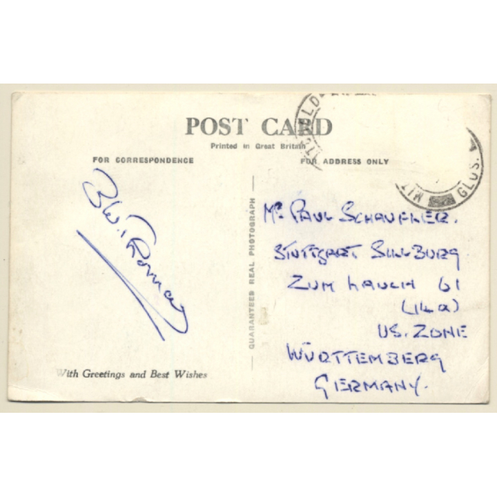 Gloucestershire / United Kingdom: General View Of Mitcheldean  (Vintage RPPC)