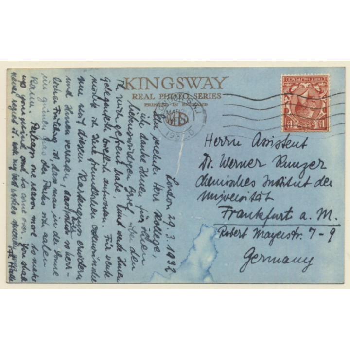 London / UK: Old Houses, Holborn - Entrance Staple Inn (Vintage RPPC 1932)