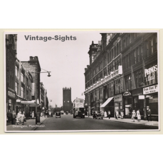 Manchester / UK: Deansgate - Street View (Vintage RPPC)