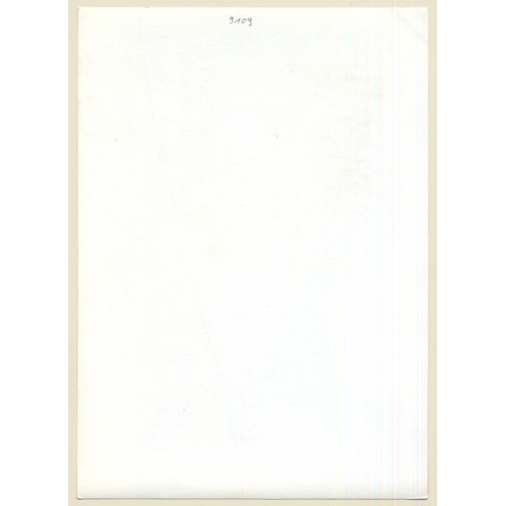 Pretty Semi Nude In Front Of Funky Wallpaper *4 / Vitiligo (Vintage Photo GDR ~1980s)