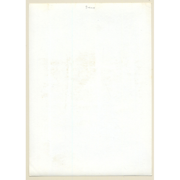 Pretty Semi Nude In Front Of Funky Wallpaper *5 / Boobs (Vintage Photo GDR ~1980s)