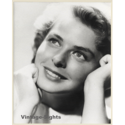 John Topham: Portrait Of Young Ingrid Bergam (Vintage IMAPRESS Photo)