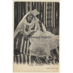 Maghreb: Femme Mauresque / Ethnic - Risqué - Boobs (Vintage ND PHOT PC 1910s/1920s)