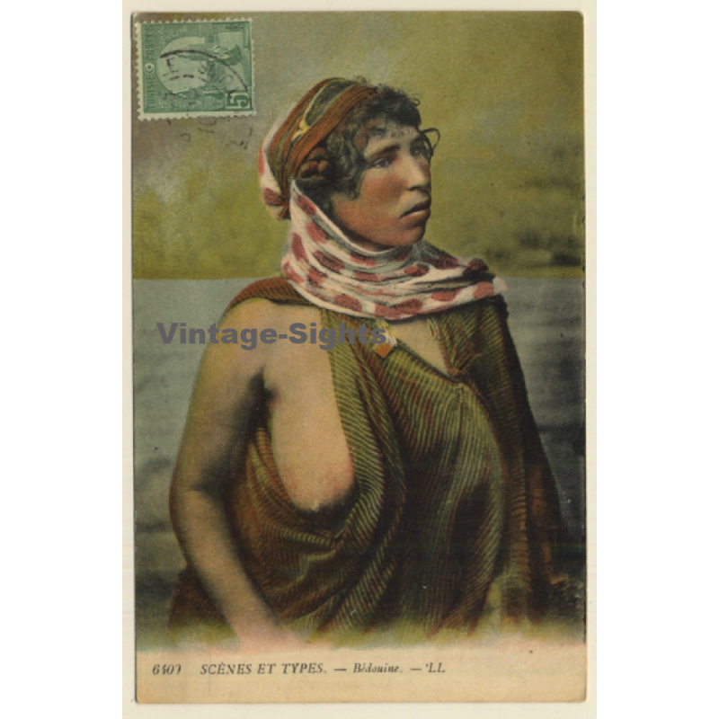 Maghreb: Bédouine / Ethnic - Risqué - Boobs (Vintage LL. PC 1910)