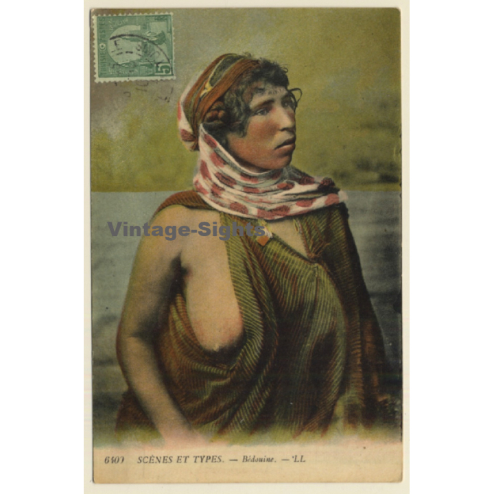 Maghreb: Bédouine / Ethnic - Risqué - Boobs (Vintage LL. PC 1910)