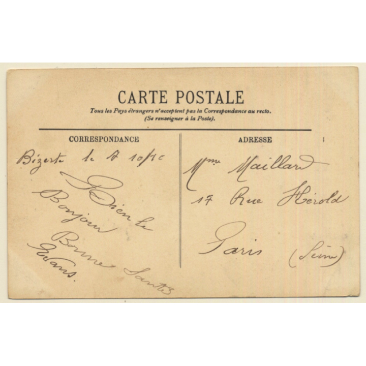 Maghreb: Bédouine / Ethnic - Risqué - Boobs (Vintage LL. PC 1910)