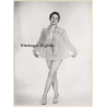 Pretty Nude Pin-Up In Transparent Negligée *1 (Vintage Photo: Seufert ~1950s/1960s)