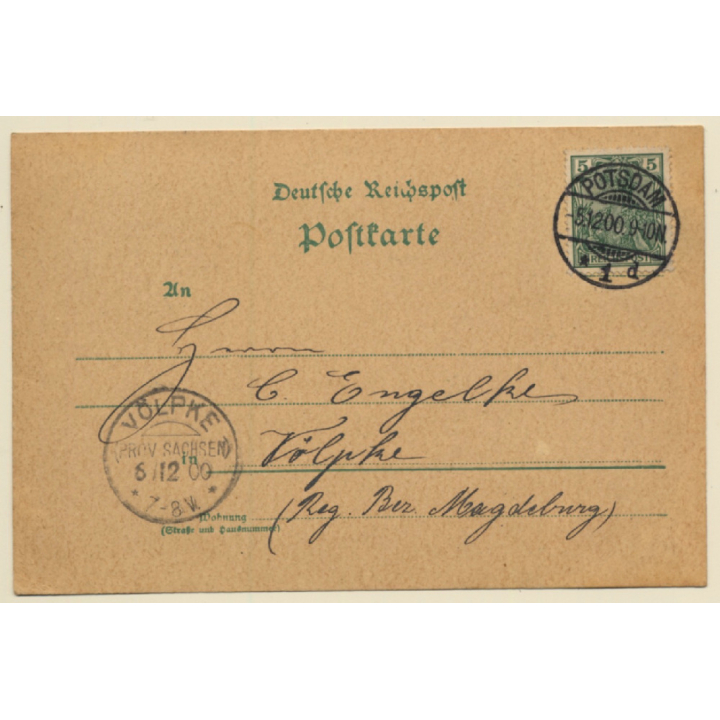 Gruss Von Der 300 Feier 2te Kompanie G.J.B. (Vintage PC 1900)