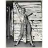 Erotic Study By R. Seufert: Striptease Dancer Cabaret Eve In Fishnets (Vintage Photo ~1950s/1960s)