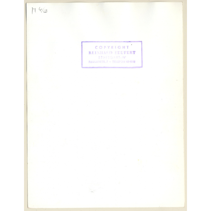 Erotic Study By R. Seufert: Striptease Dancer Cabaret Eve In Fishnets (Vintage Photo ~1950s/1960s)