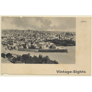 Hama / Syria: View Over Town  - Panorama (Vintage PC 1900s)