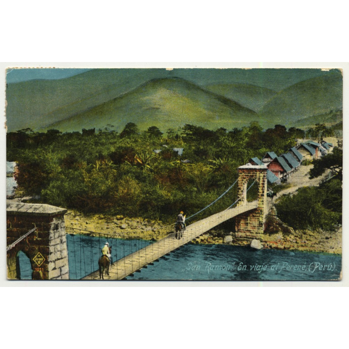 San Ramón / Peru: En Viaje Al Perené (Vintage Postcard)