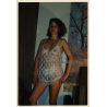 Natural Semi Nude Curlyhead In Transparent Lingerie*3 (Vintage Photo GDR ~1980s)