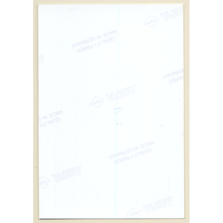 Natural Shorthaired Semi Nude In White Lingerie (Vintage Photo GDR ~1980s)