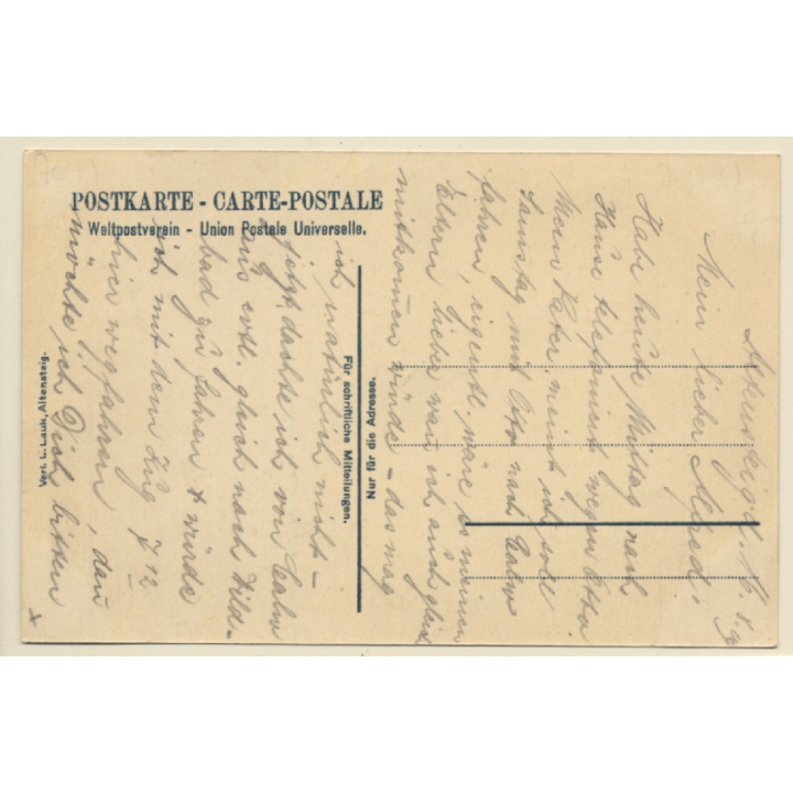 Altensteig / Germany: Partial View - Black Forest (Vintage PC 1908)