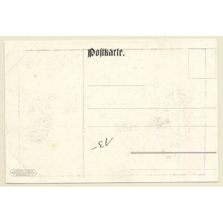 The 3 Lettiks - Sport Akt / Acrobatic - Horse (Vintage PC ~1910s)