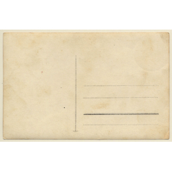 Kanton Basel / Switzerland: Kiosk Rheinbad? Schwimmbad? (Vintage RPPC 1920s/1930s)