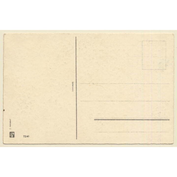 2 Deers With Snowman / Die Besten Wünsche Zum Neujahr (Vintage PC)