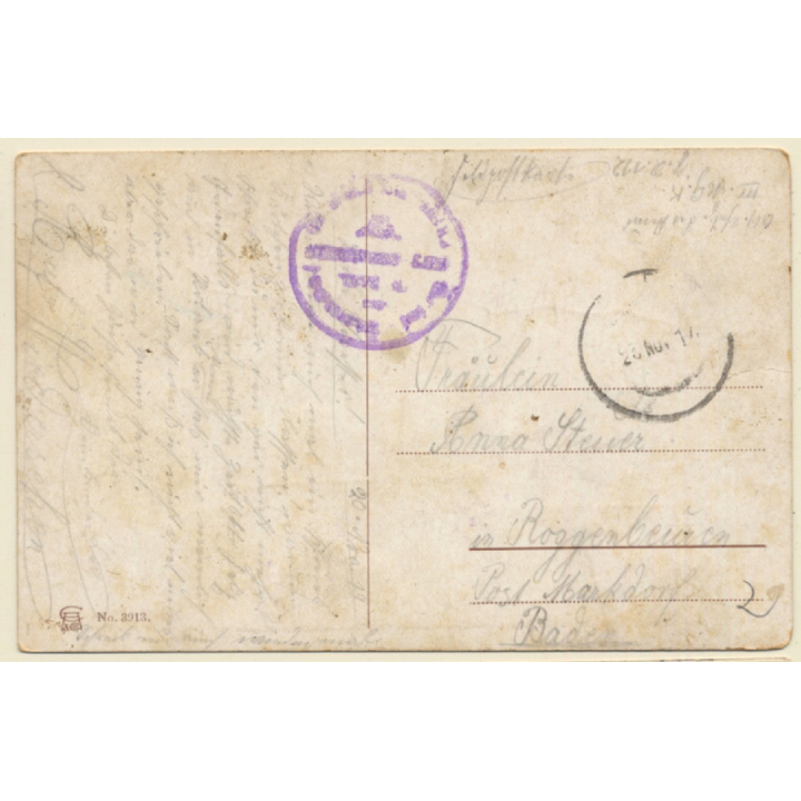 Dackel Am Telefon / Dachshund On Telephone - Teckel (Vintage PC 1917)