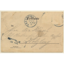Schönsee / Bavaria: Gasthof Zum Löwen / Kaufhaus Joseph Geist (Vintage PC 1900)