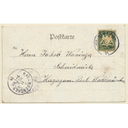 Weiden / Germany: Katholische Stadtpfarrkirche (Vintage PC 1901)