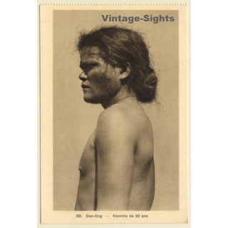 Vietnam: Dan-Ong Homme De 30 Ans / Ethnic (Vintage PC)