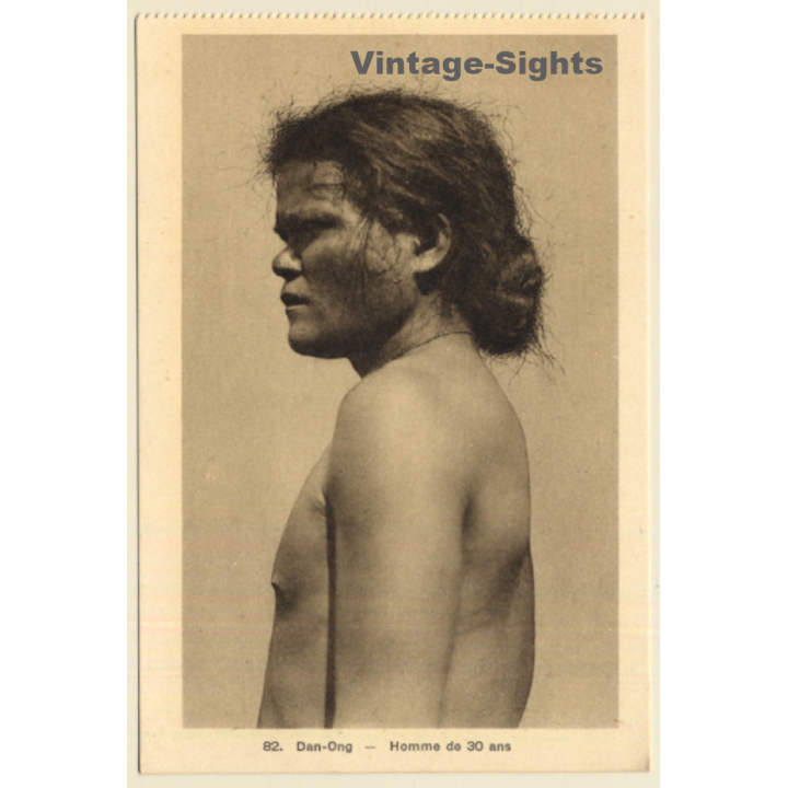 Vietnam: Dan-Ong Homme De 30 Ans / Ethnic (Vintage PC)