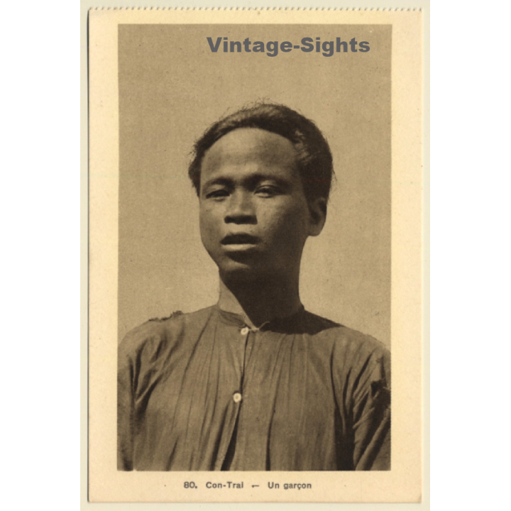 Vietnam: Con-Trai - Un Garcon / Ethnic (Vintage PC)