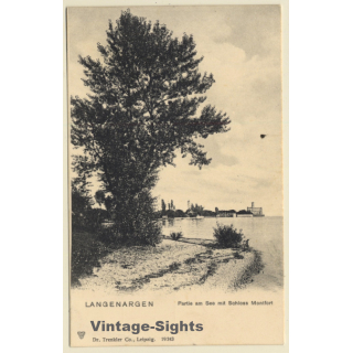 Langenargen / Germany: Partie Am See Mit Schloss Montfort (Vintage PC ~1910s/1920s)