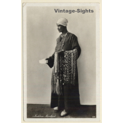 Lehnert & Landrock: Necklace Merchant - Egypt (Vintage RPPC 1930)