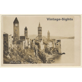 Rab / Croatia: Bendictine Monastery St. Andreas (Vintage RPPC 1927)