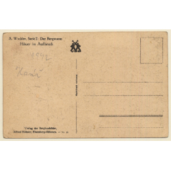 A.Winkler: Der Bergmann - Häuer Im Aufbruch (Vintage PC ~1920s)