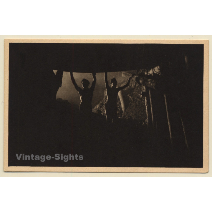 A.Winkler: Der Bergmann - Einbau Schutzkammer Abbaukammer (Vintage PC ~1920s)