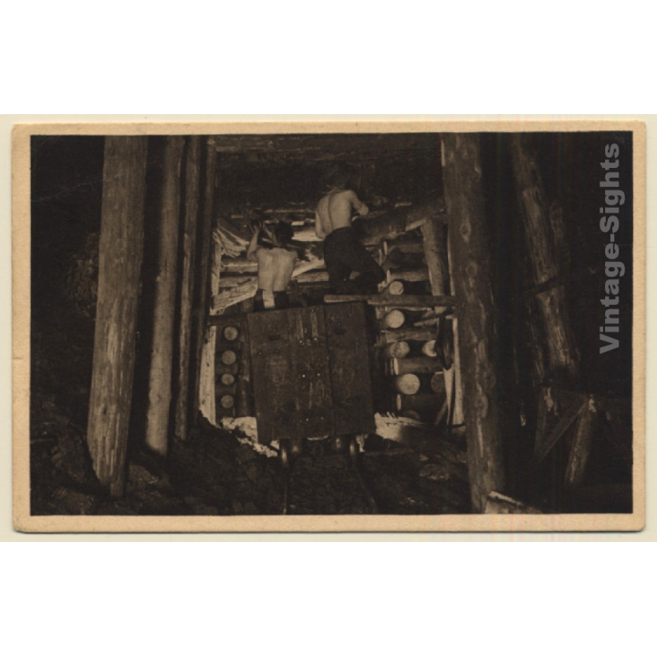 A.Winkler: Der Bergmann - Zimmerung (Vintage PC 1927)