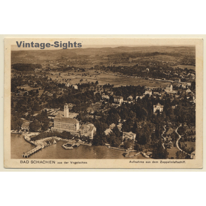 Bad Schachen / Germany: Aufnahme Aus Dem Zeppelinluftschiff (Vintage PC 1912)