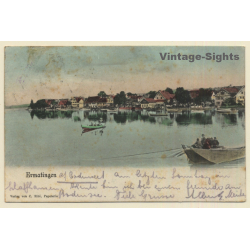 Ermatingen / Switzerland: View From Lake Of Constance (Vintage PC 1906)