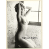 Natural Nude Woman Kneeling In Front Of Window (Vintage Photo GDR ~1980s)