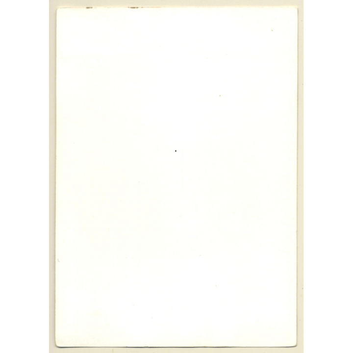 Natural Blonde Nude In Front Of Photo Wallpaper / Boobs (Vintage Photo GDR ~1980s)