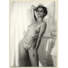 Slim Semi Nude Female In White Panties / Small Boobs (Vintage Photo GDR ~1980s)