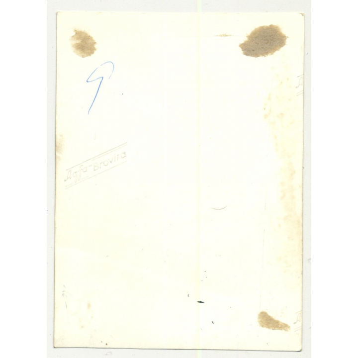 Geeky Shorthaired Nude / Wallpaper - Stockings (Vintage Photo B/W ~1950s)