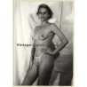 Slim Semi Nude Female Standing / White Panties (Vintage Photo GDR ~1980s)