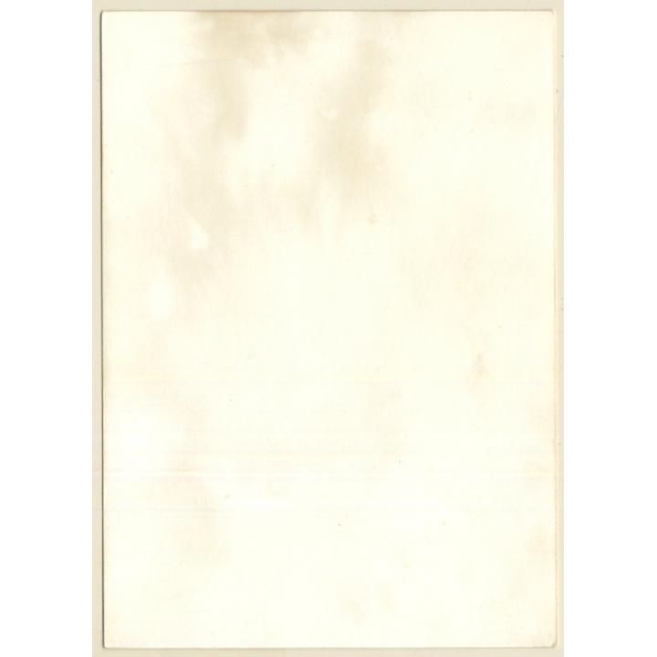 Geeky Shorthaired Semi Nude In Black Lingerie / Hairy Armpits (Vintage Photo GDR ~1980s)