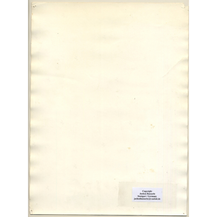 Jochen Baeuerle: Great Portrait Of Ike Turner (Large Vintage Photo B/W ~1970s)