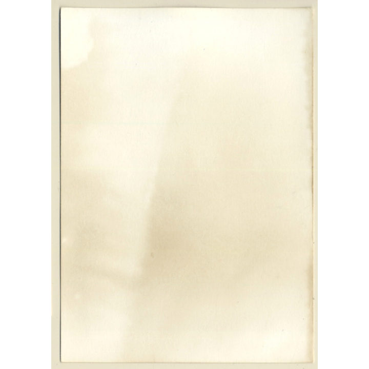 Dreamy Blonde Nude Takes T-Shirt Off (Vintage Photo GDR ~1980s)