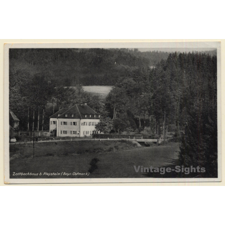 Bayr. Ostmark: Zottbachhaus Bei Pleystein (Vintage PC 1950s)